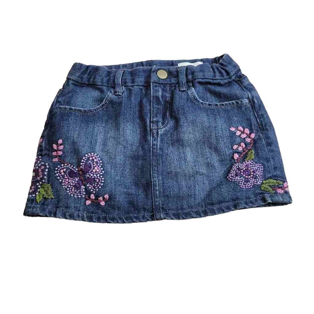 Gap denim butterfly skirt 7